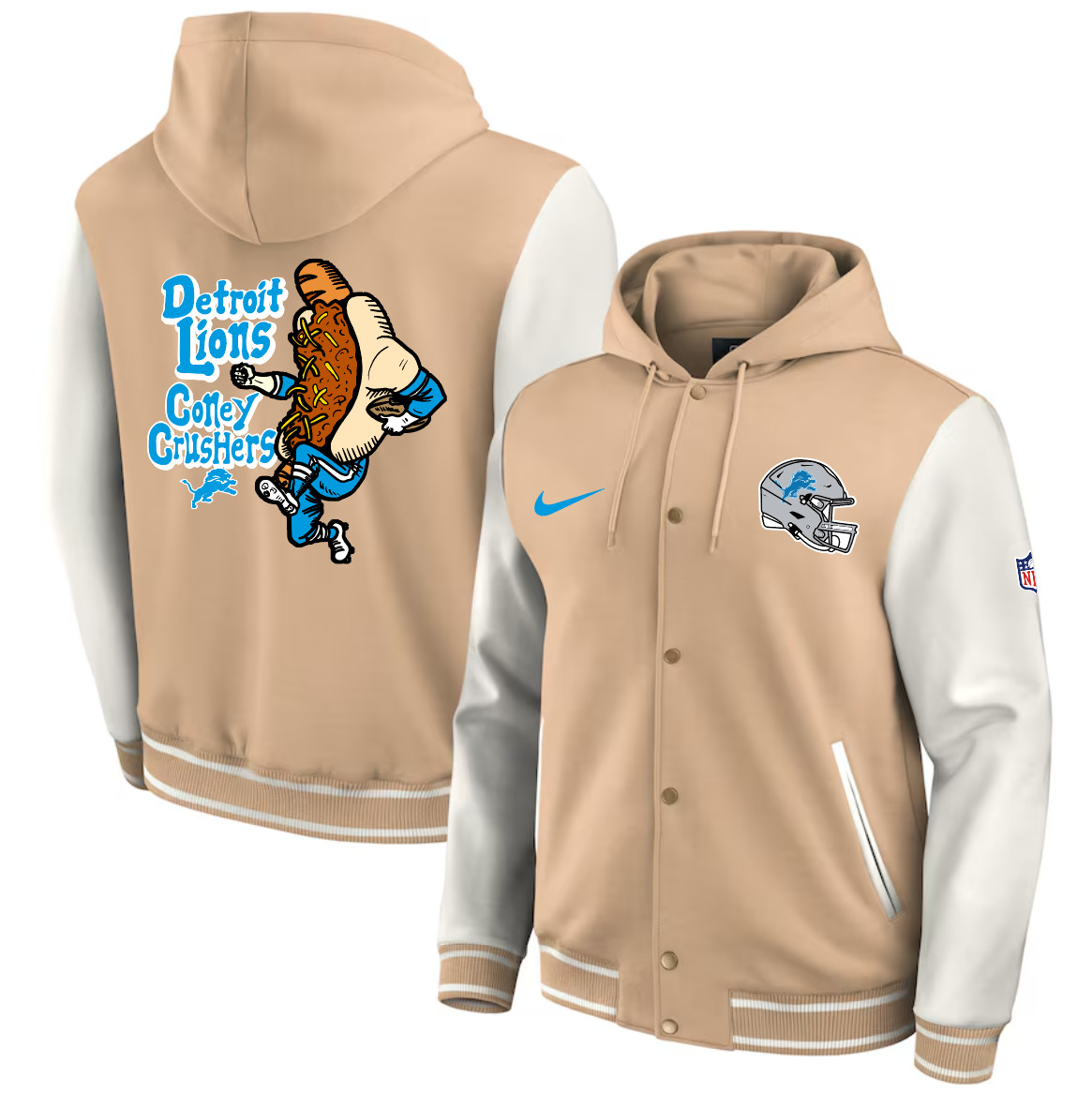 Men 2025 NFL Detroit Lions jacket syle 1
